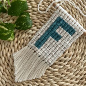 Mini Arazzo con lettera