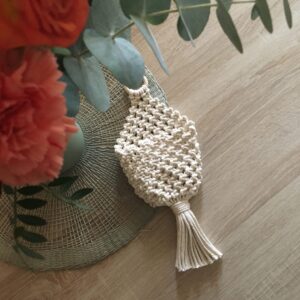 Macramè pods tasca porta accessori